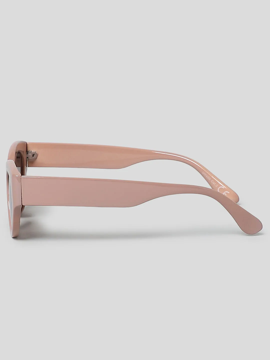 Pastel Pink Oval Glasses