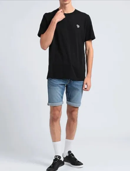 Paul Smith  |U-Neck Plain Short Sleeves Logo T-Shirts