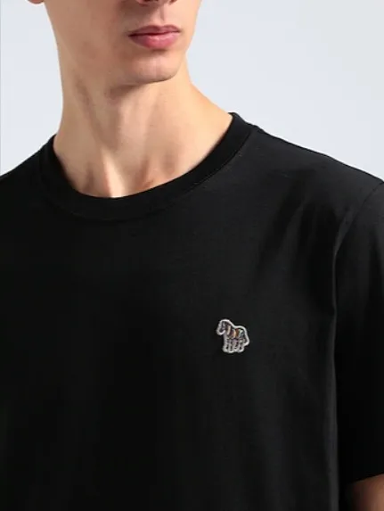 Paul Smith  |U-Neck Plain Short Sleeves Logo T-Shirts