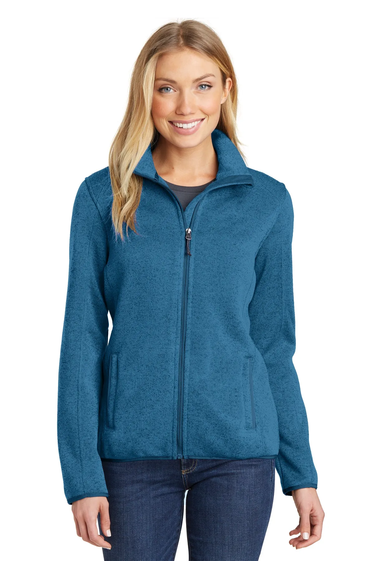 Port Authority L232 Ladies Sweater Fleece Jacket