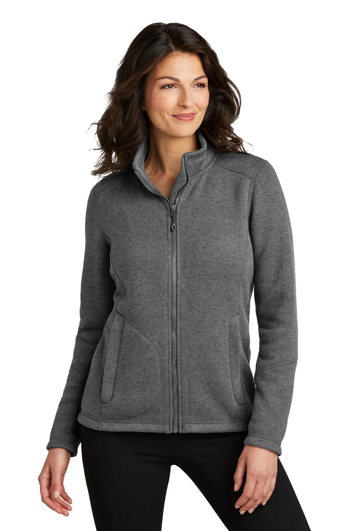 Port Authority L428 Ladies Arc Sweater Fleece Jacket