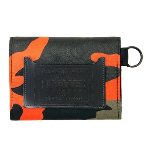 Porter by Yoshida Original PS Camo Wallet (Orange)