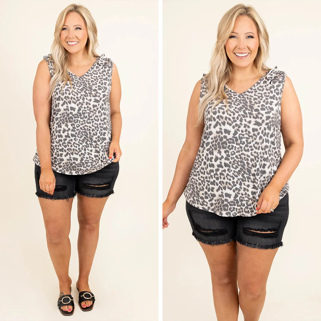 Postcard Perfection Tank, Gray