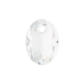 PRESTIGE Crystal, #6438 Elliptic Cut Pendant 11mm, Crystal (1 Piece)