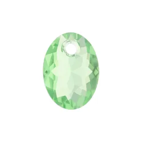 PRESTIGE Crystal, #6438 Elliptic Cut Pendant 11mm, Peridot (1 Piece)