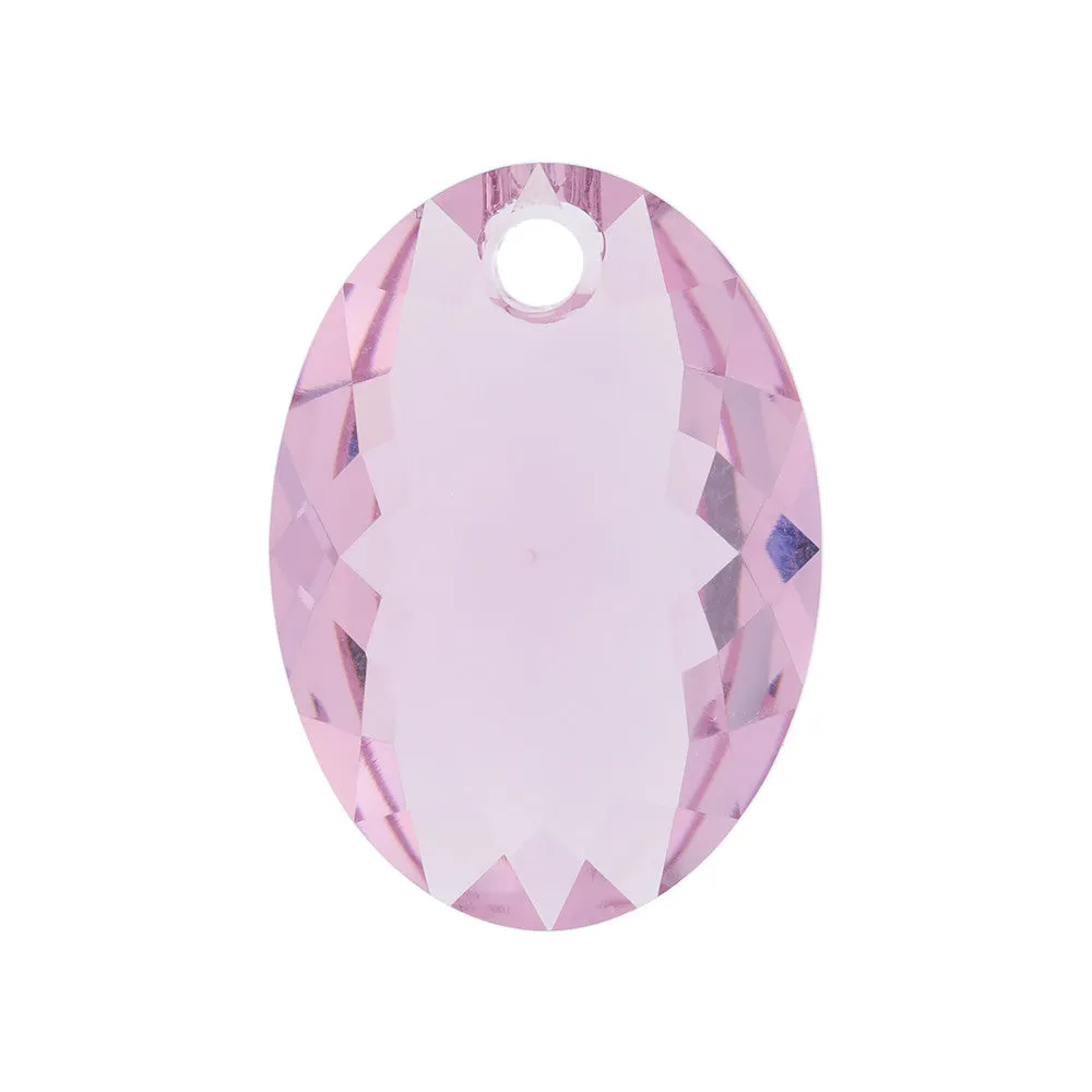 PRESTIGE Crystal, #6438 Elliptic Cut Pendant 16mm, Light Amethyst (1 Piece)