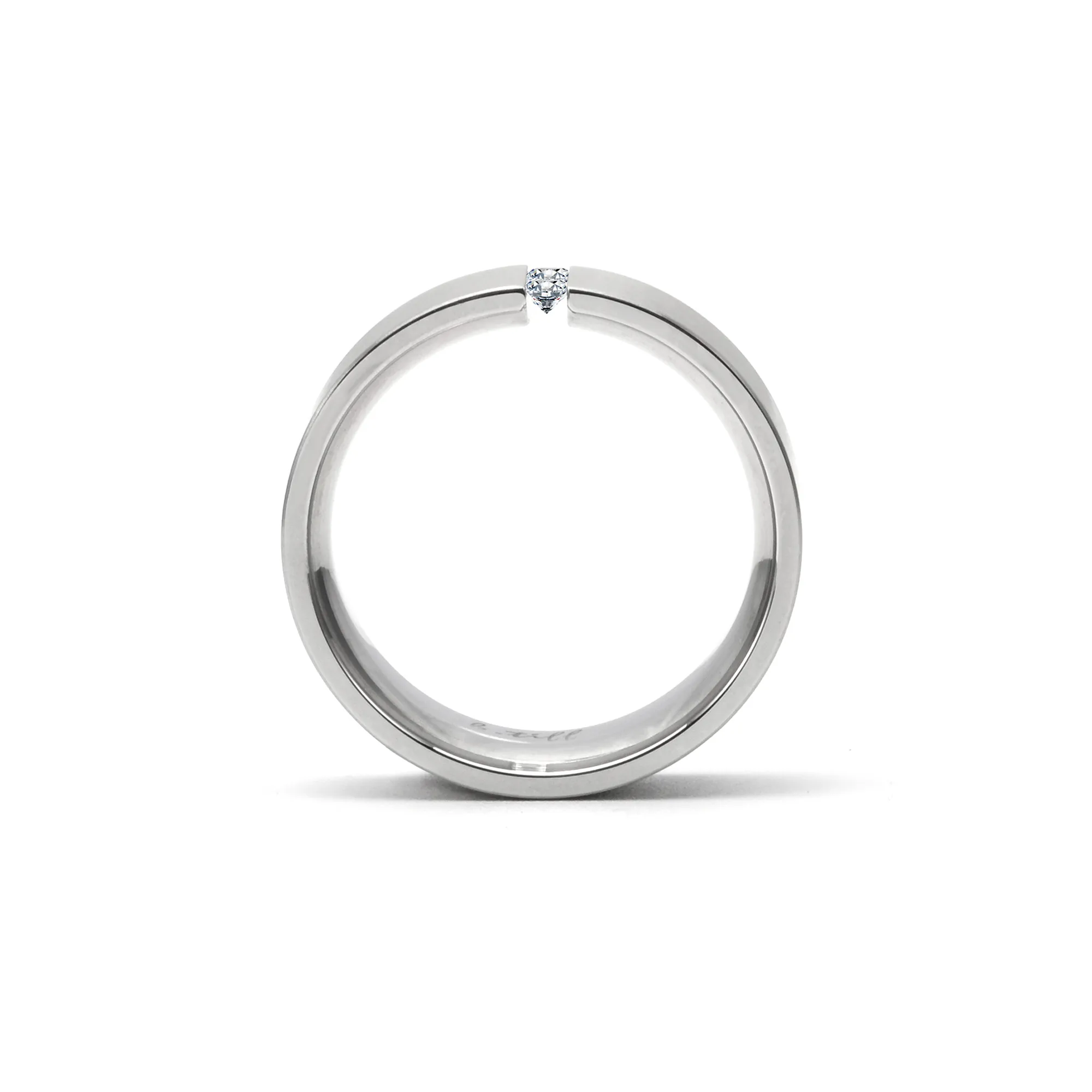 RG333W B.Tiff Sliding Stone Wide Ring