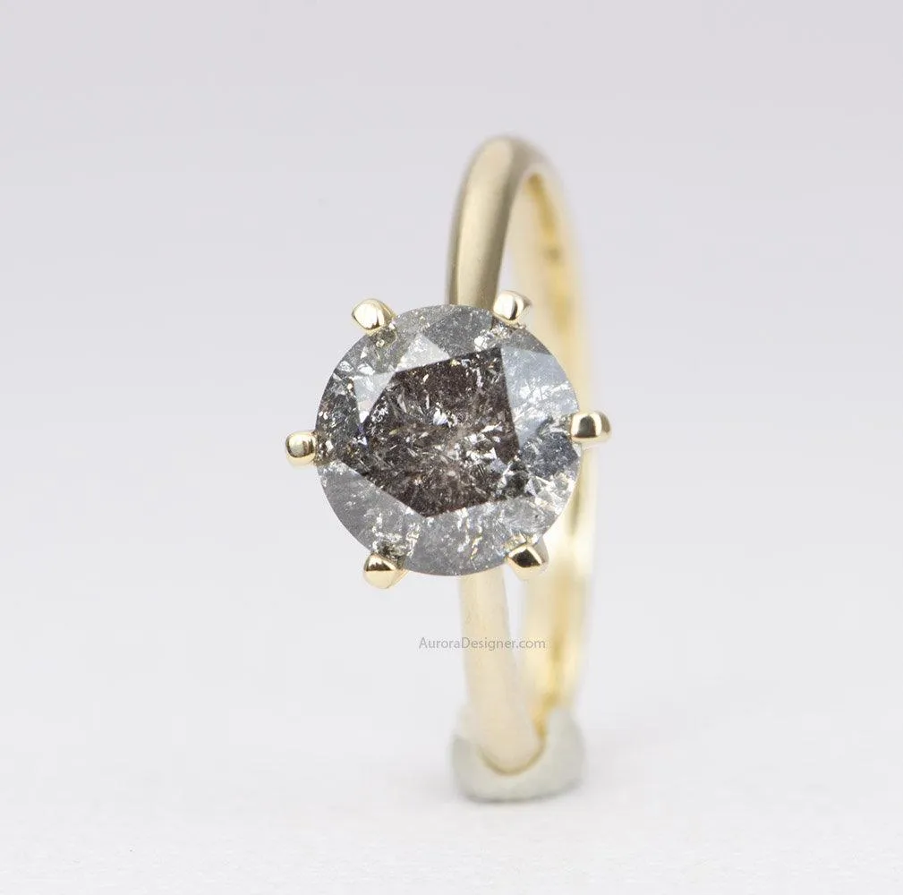 Ring Style - 6-Prong Solitaire Tiffany-Style Setting for Regular Cut Center Stone AD1845C