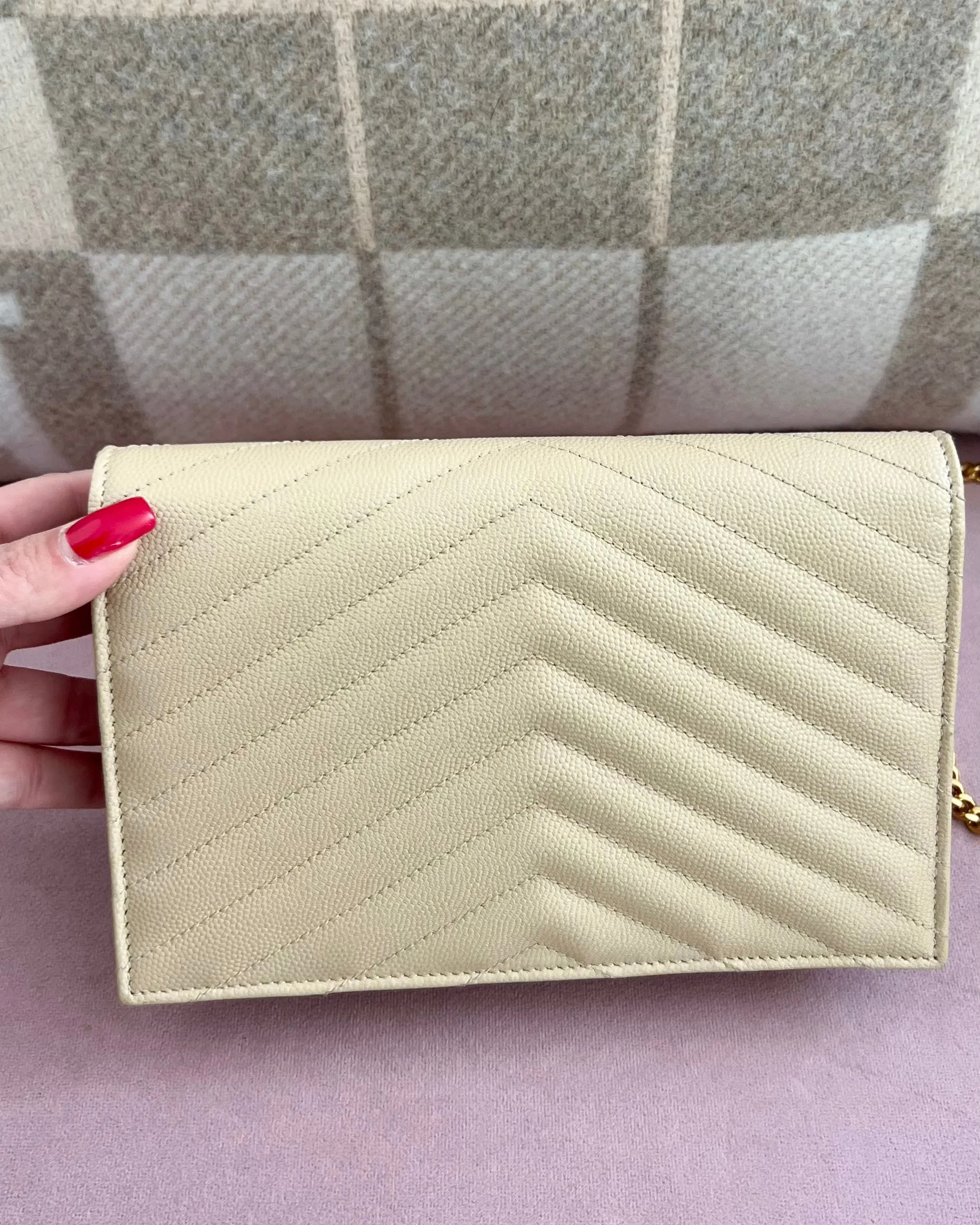 Saint Laurent Cassandre Envelope WOC Bag