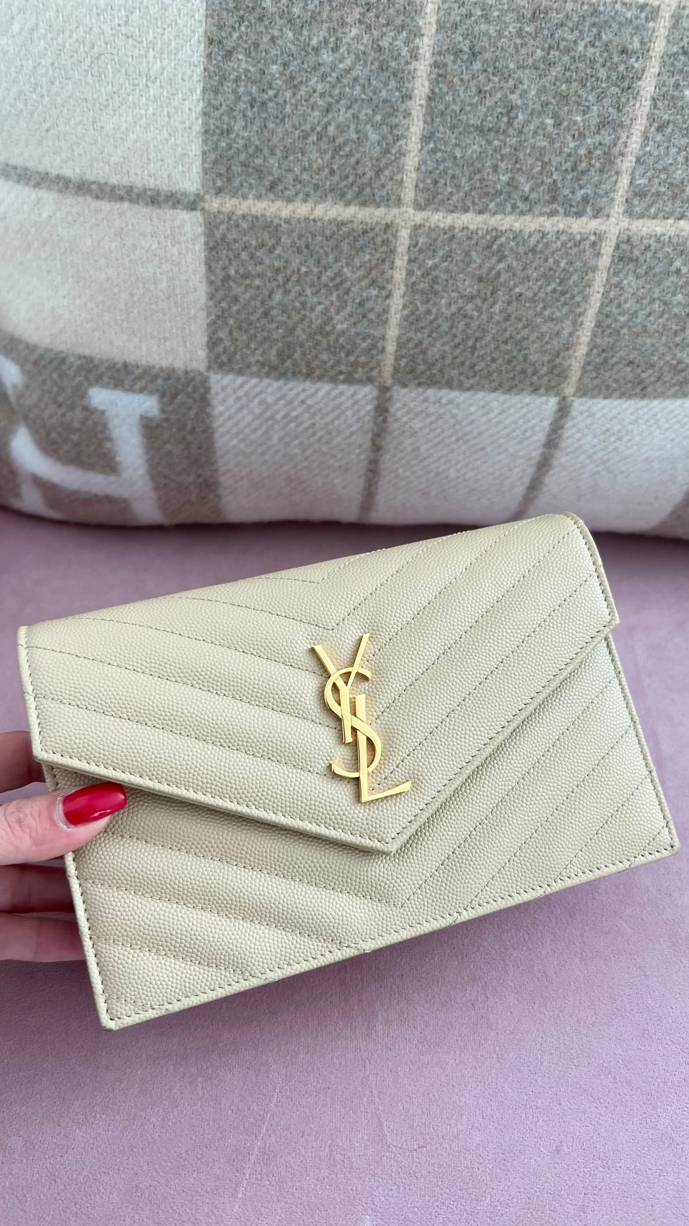 Saint Laurent Cassandre Envelope WOC Bag