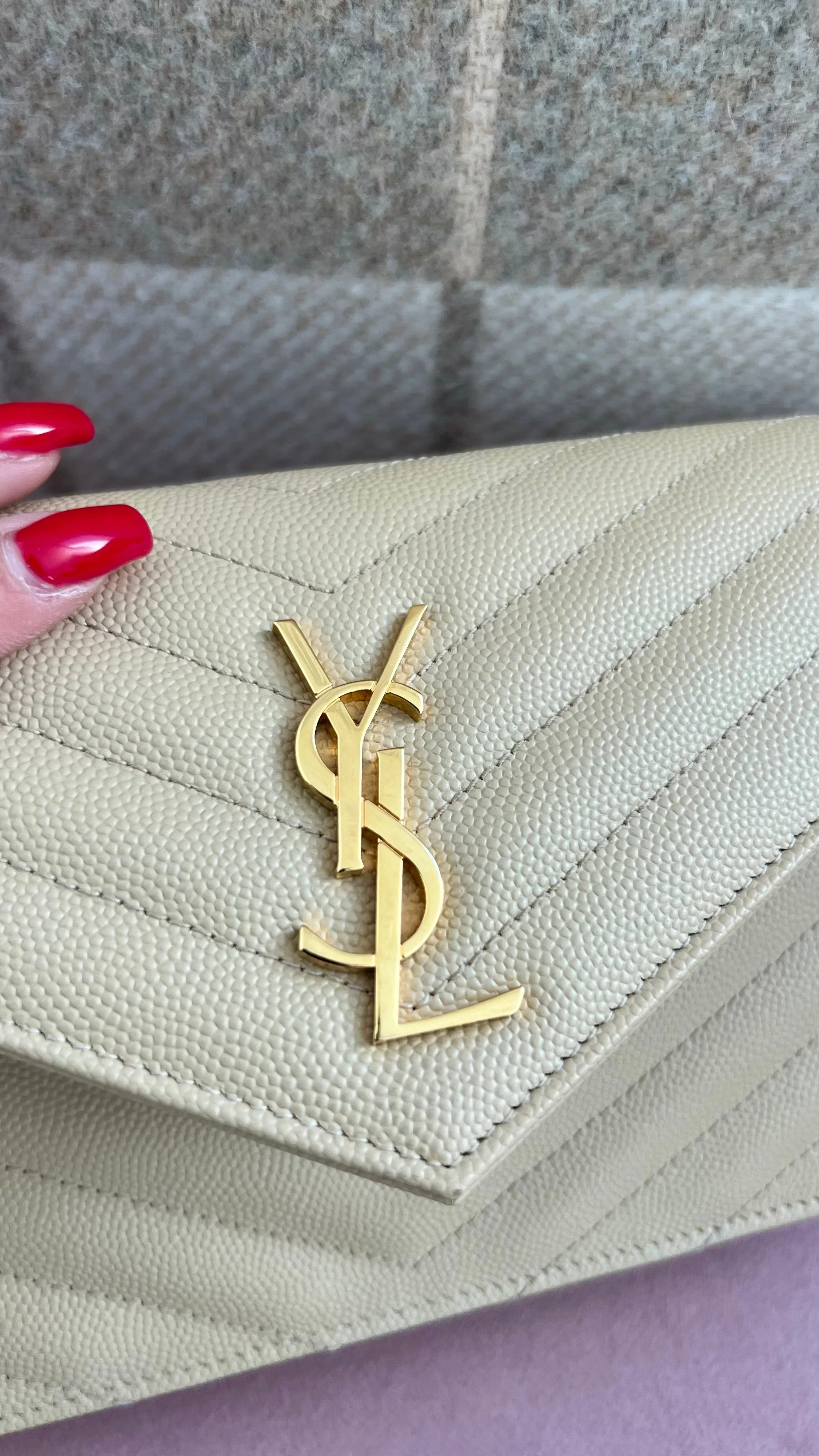 Saint Laurent Cassandre Envelope WOC Bag