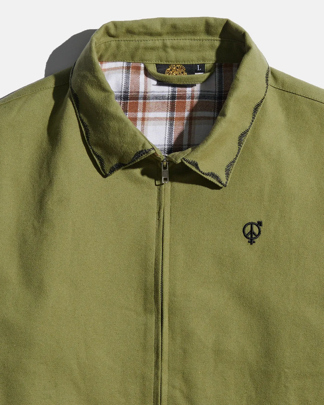 Sex Hippies Welders Stitch Harrington Jacket Olive