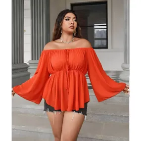 Sexy Off Shoulder Long Sleeve Top