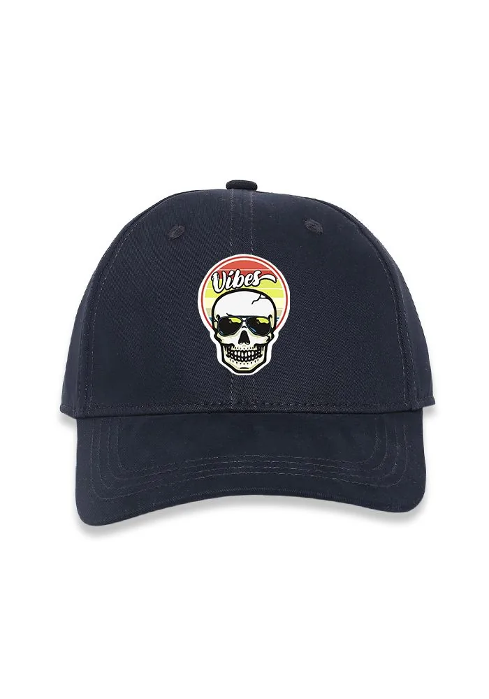 Skull Vibes Men Baseball Cap