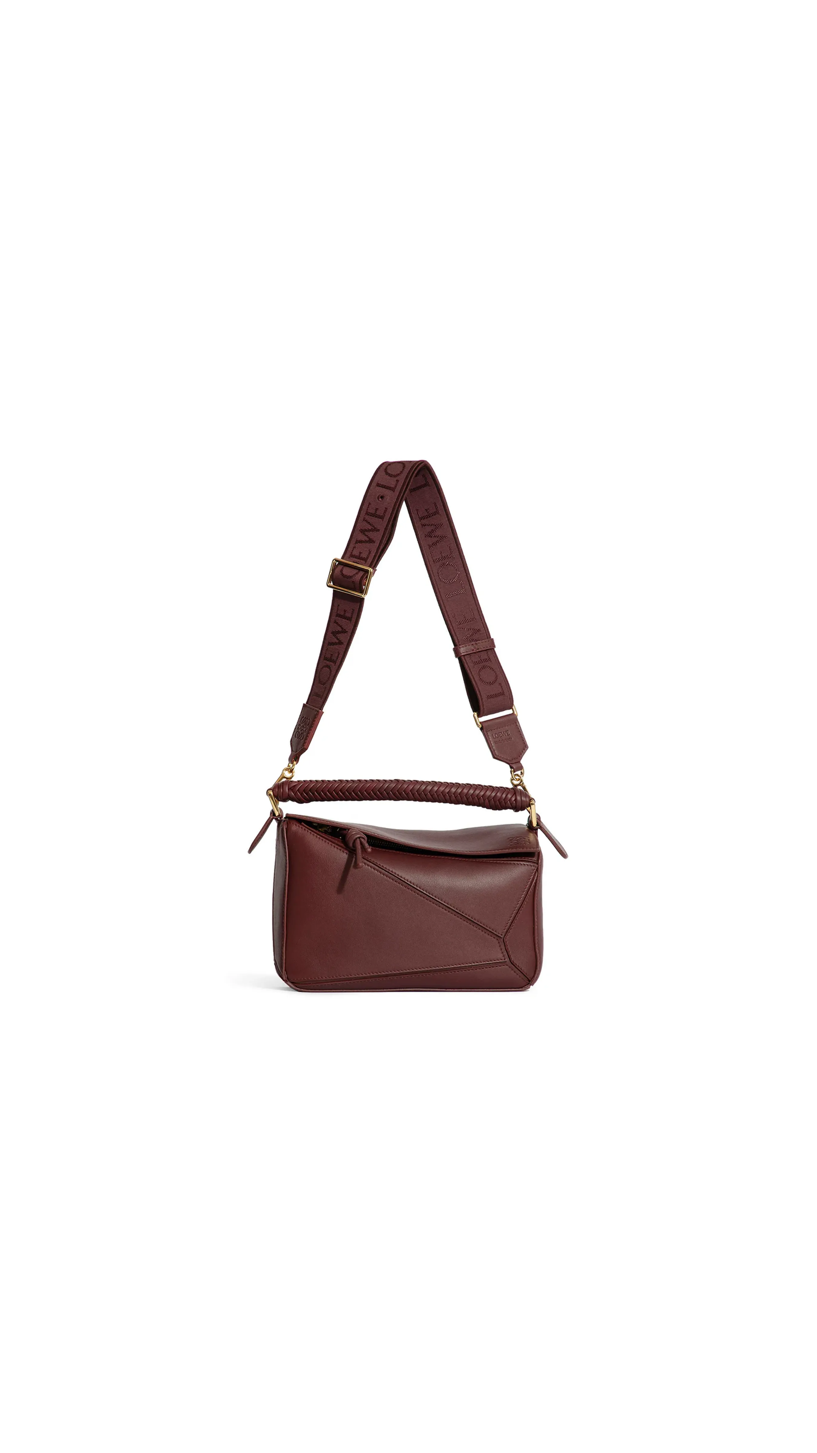 Small Puzzle Bag in Classic Calfskin - Dark Burgundy