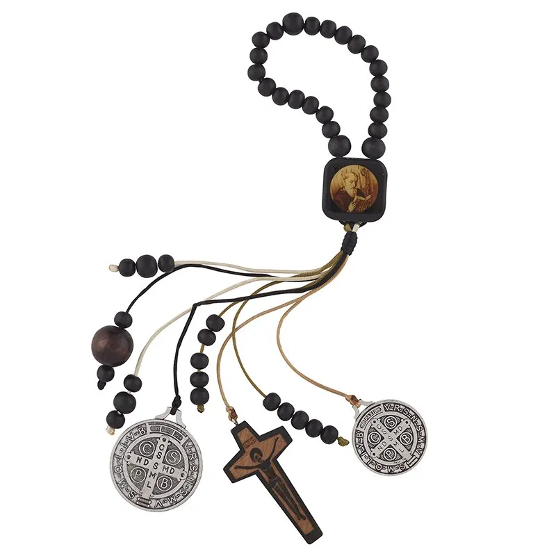 St. Benedict Beaded Home Blessing  Hanger ( Now regular price)