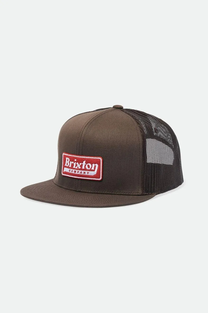 Steadfast HP Trucker Hat - Dark Earth/Burnt Red