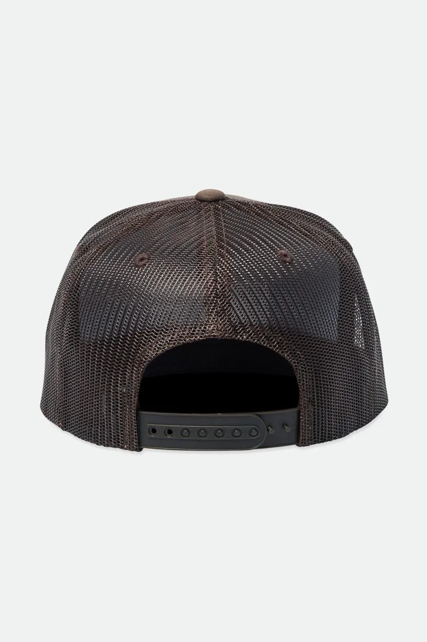 Steadfast HP Trucker Hat - Dark Earth/Burnt Red