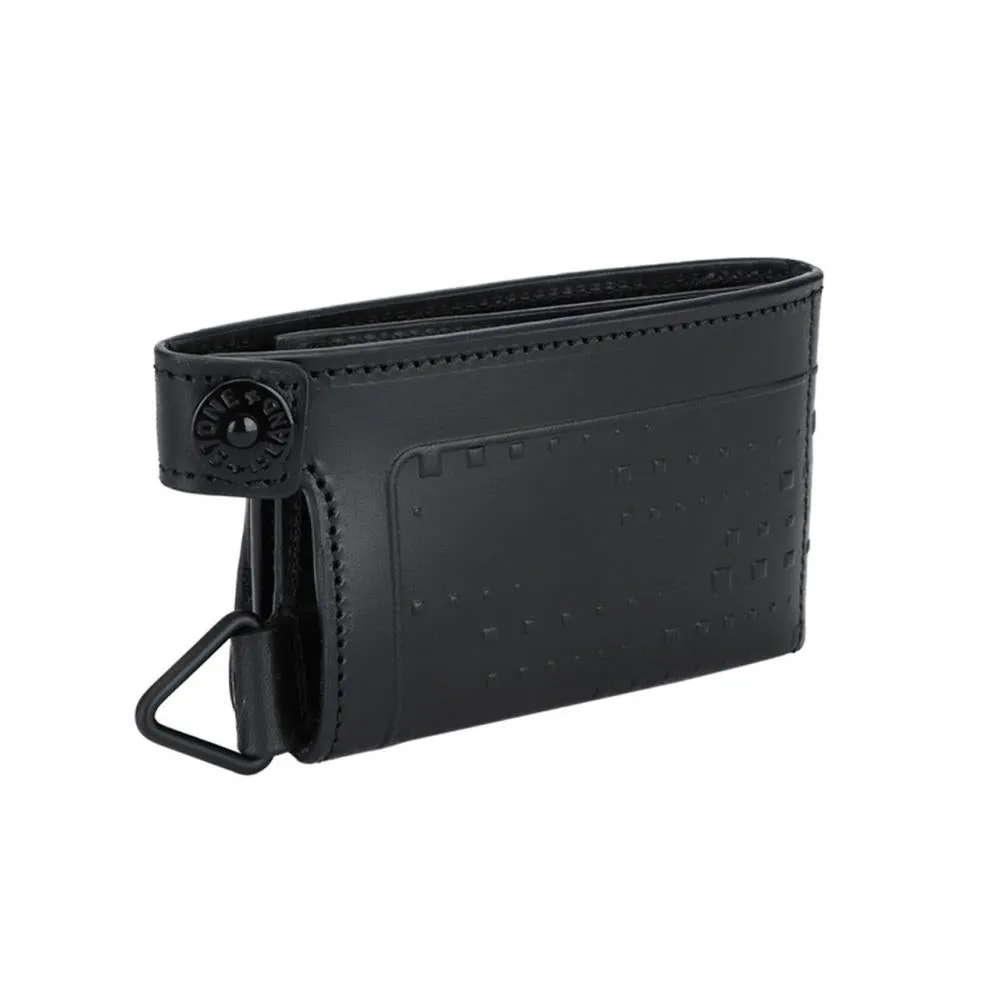 Stone Island Shadow Project Quad Sleeve Wallet (Black)