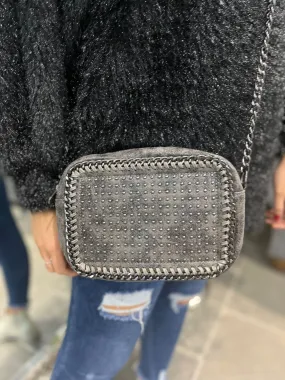 Stud Detail Crossbody Bag