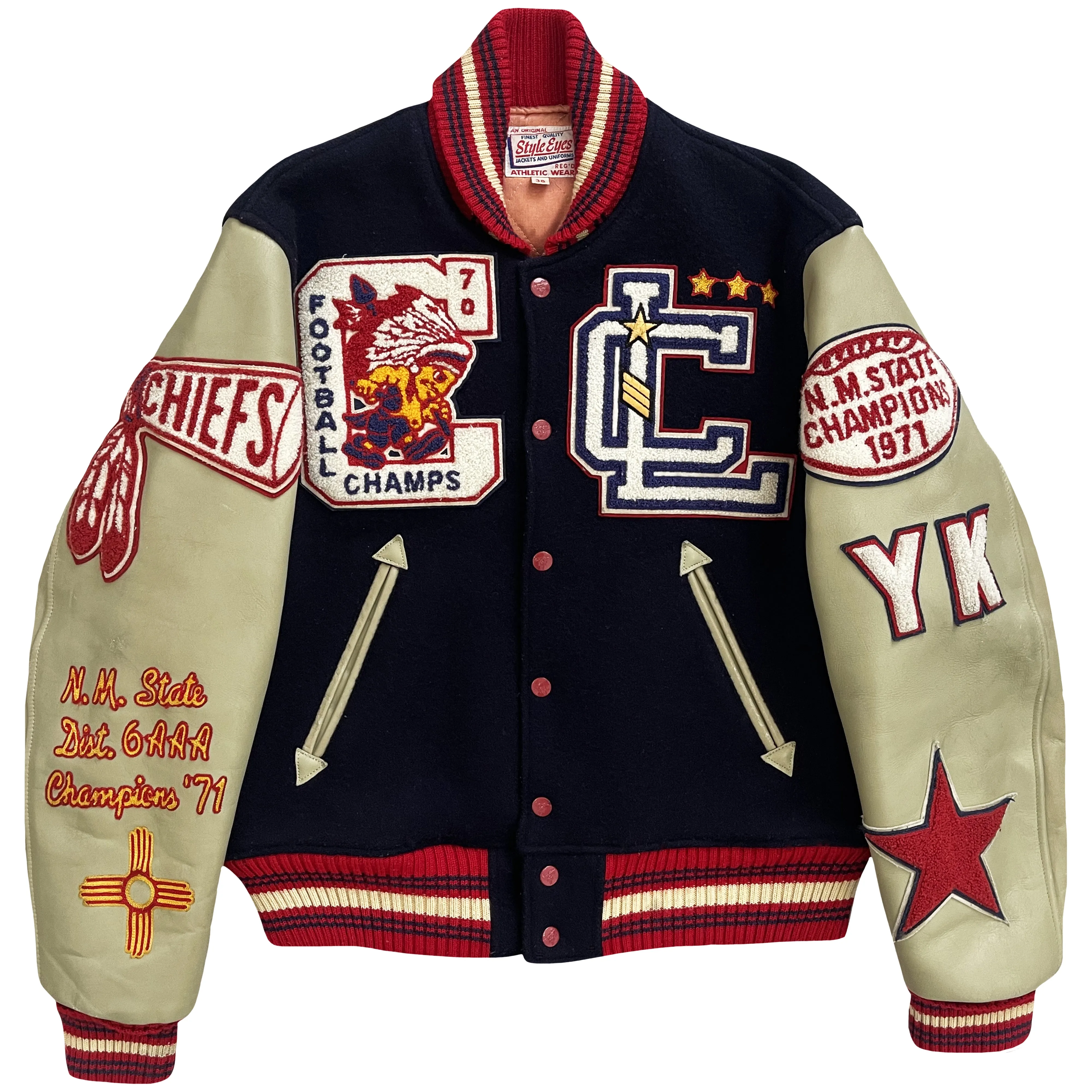 Style Eyes Varsity Jacket - M