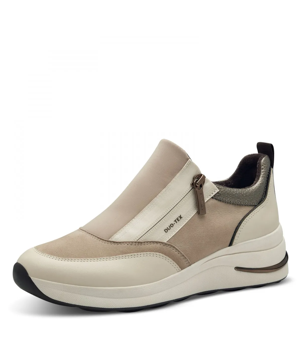 Tamaris Comfort Leather Anatomic Beige Sneaker 83713