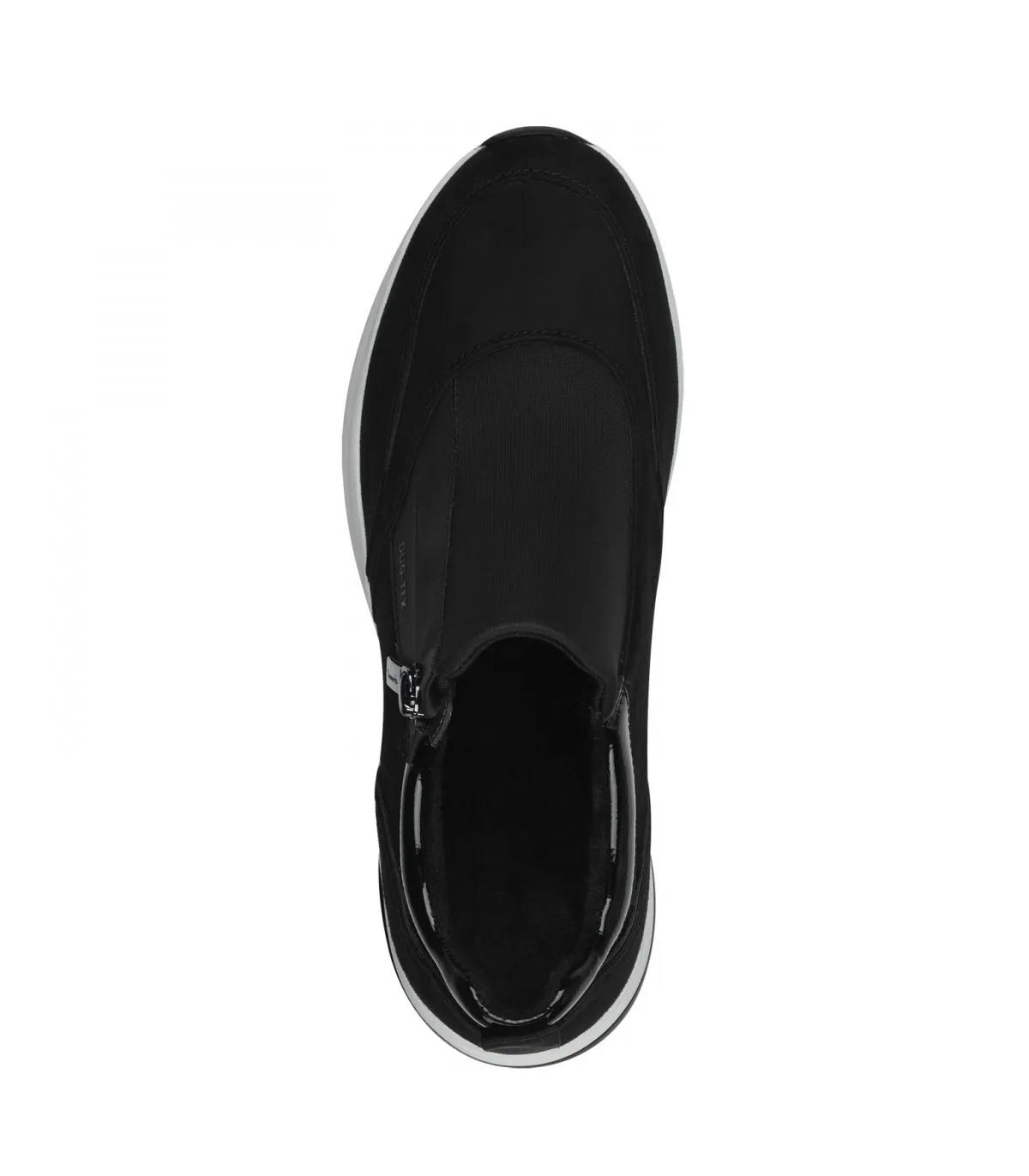 Tamaris Comfort Leather Anatomic Black Sneaker 83713