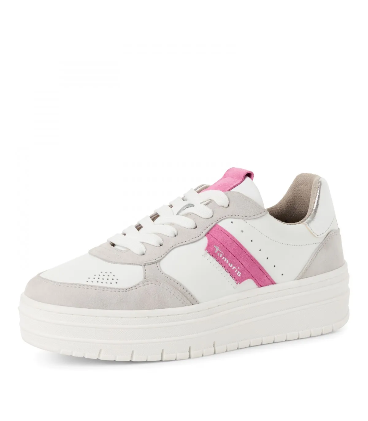 Tamaris White Comp Sneaker 23773