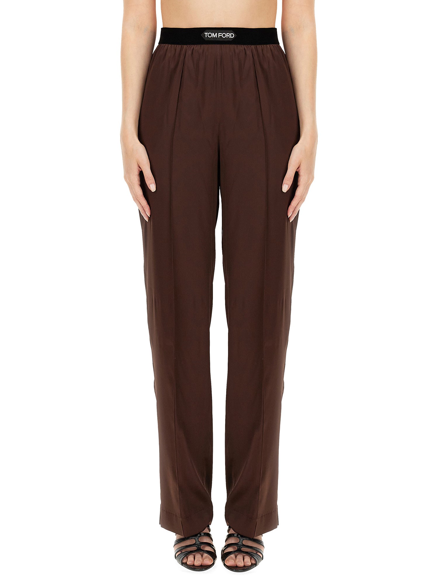 TOM FORD    SILK SATIN PANTS