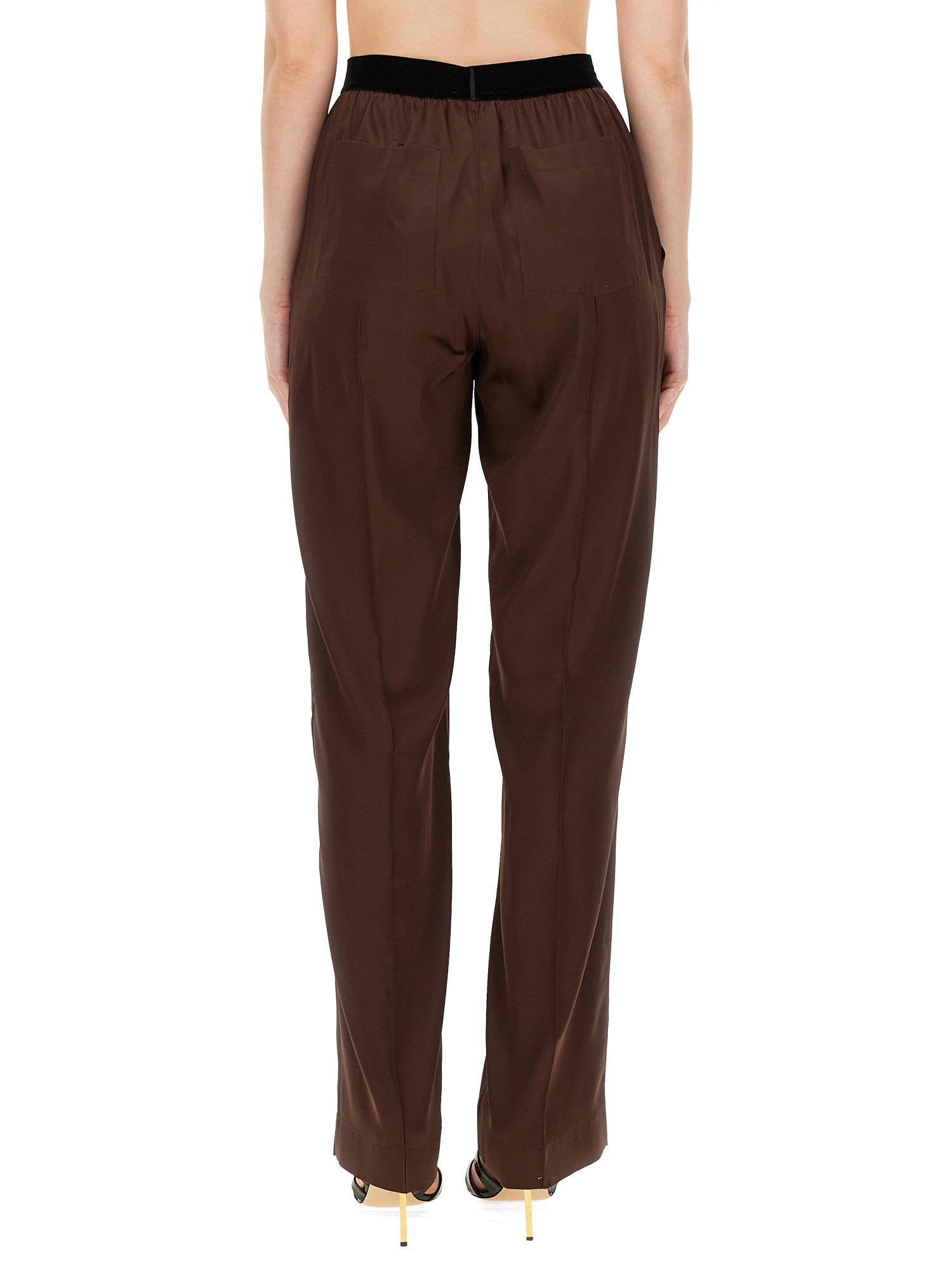 TOM FORD    SILK SATIN PANTS