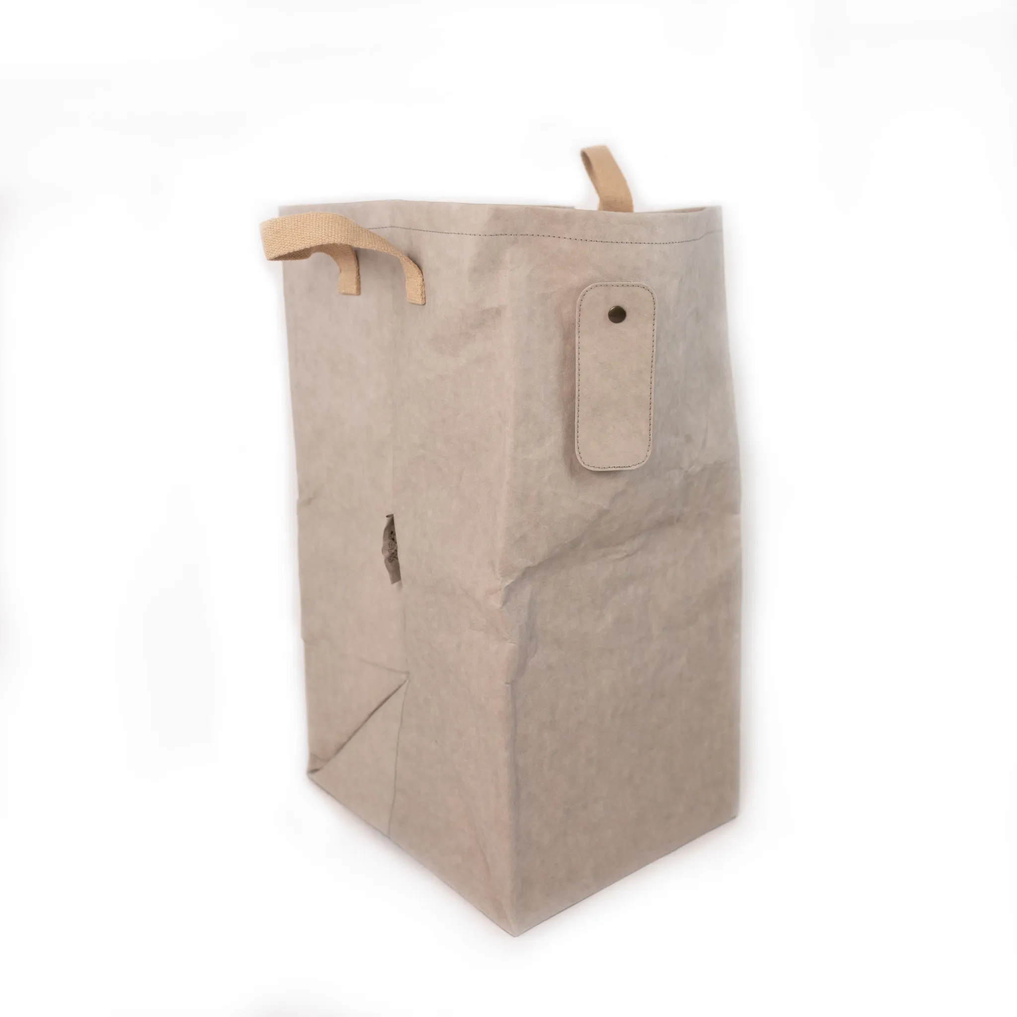 Washable Paper Lapo Laundry Bag in Grey