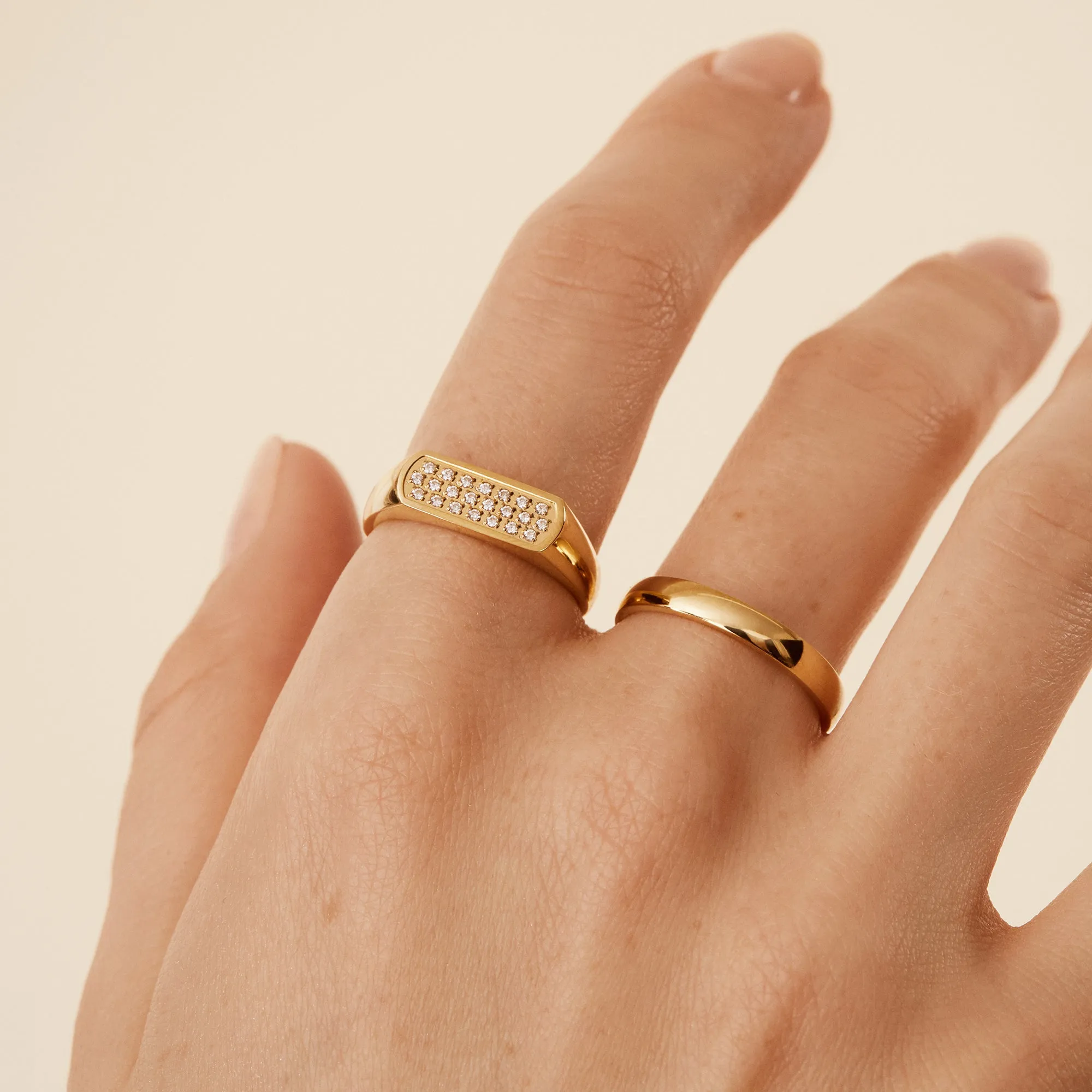 Wide Plain Stacking Ring