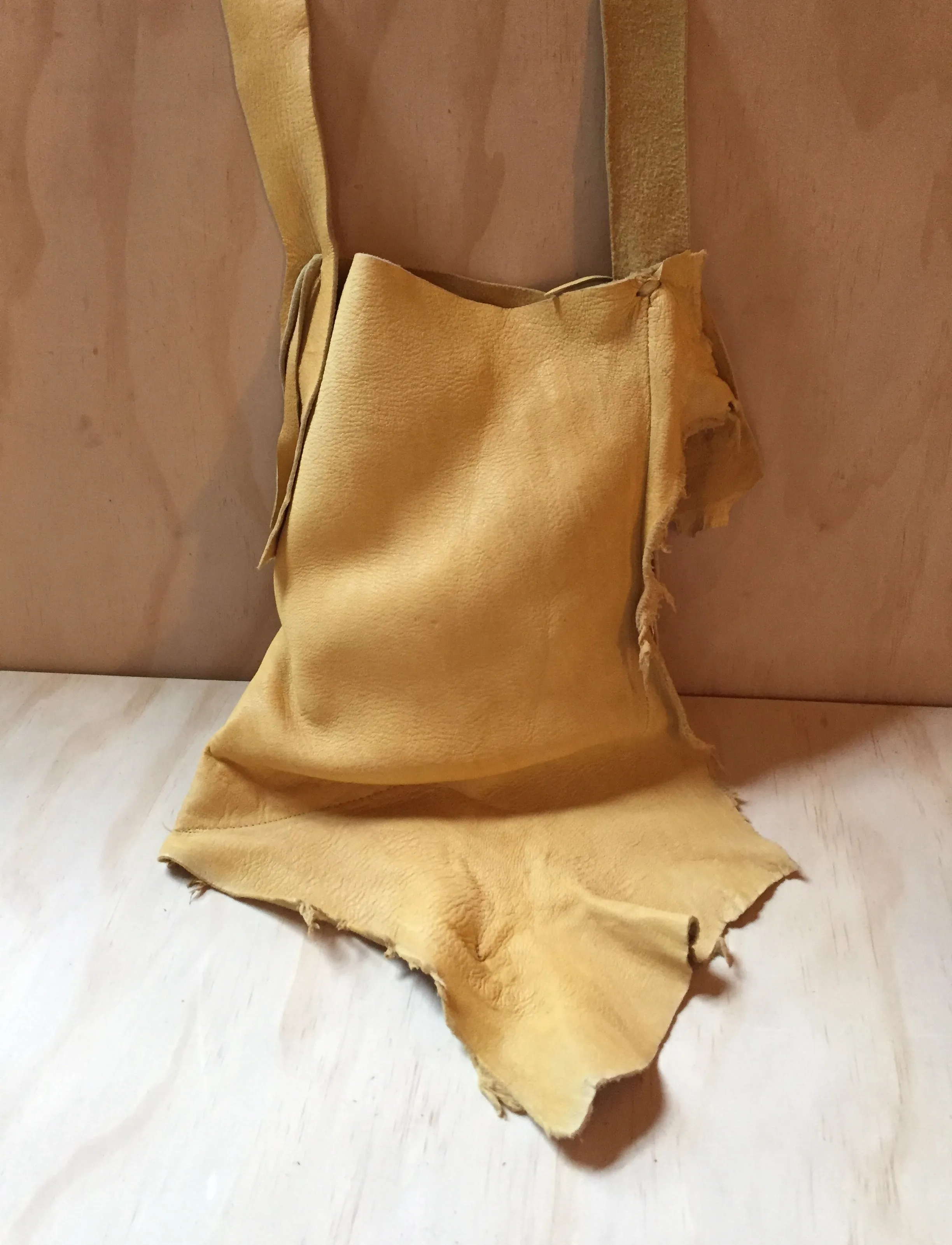 yellow-gold deer bag