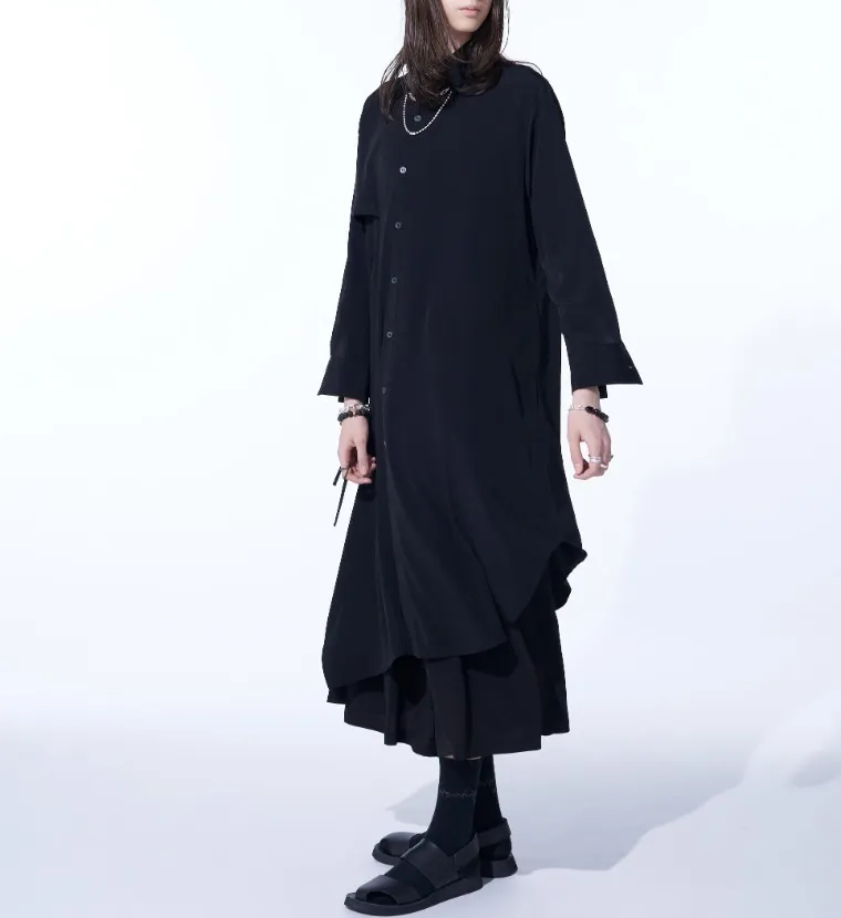 Yohji Yamamoto  |Unisex Street Style Long Sleeves Plain Designers Shirts