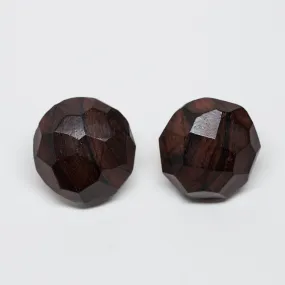 Yves Saint Laurent Vintage Wood Earrings