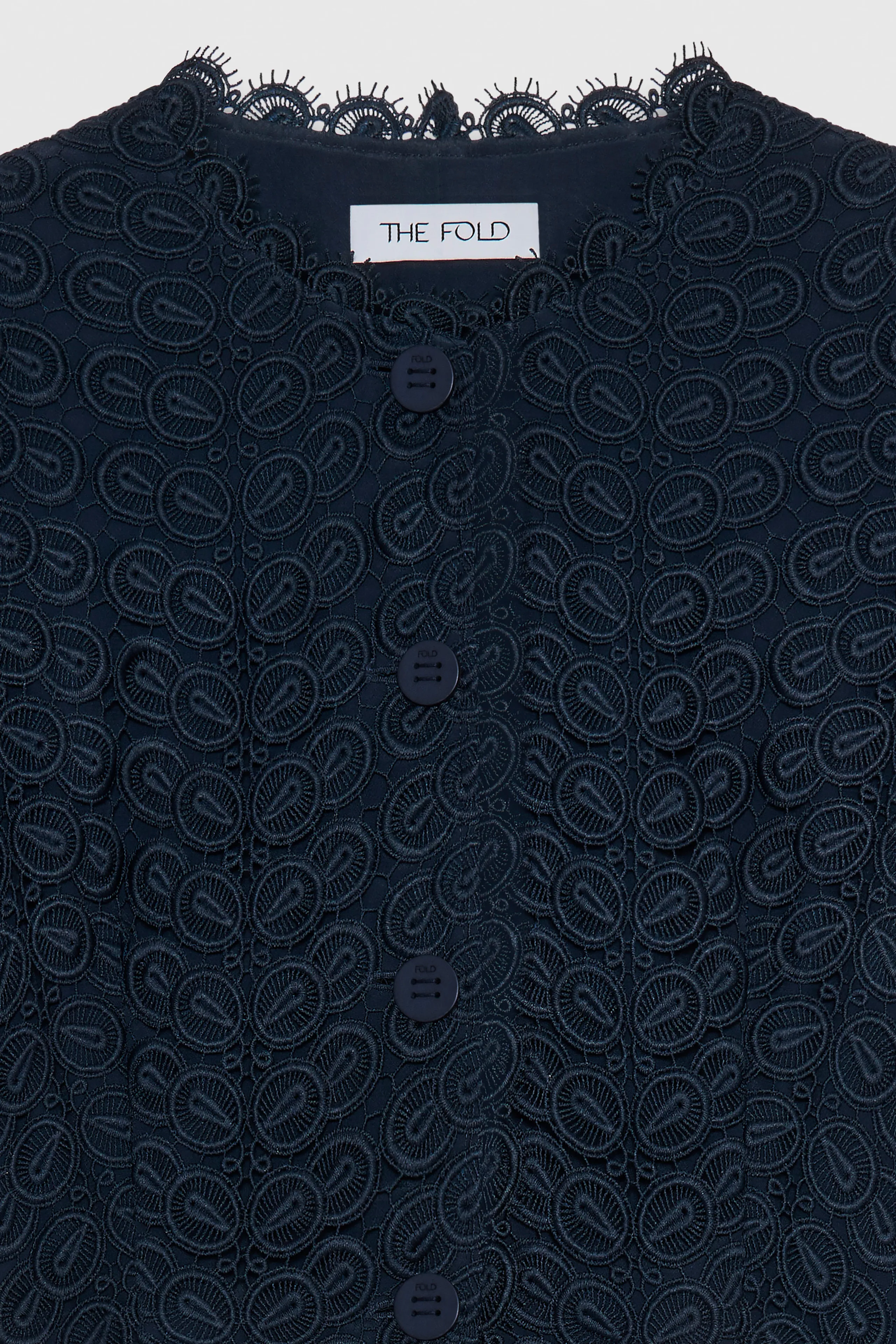 Zaria Jacket Navy Lace