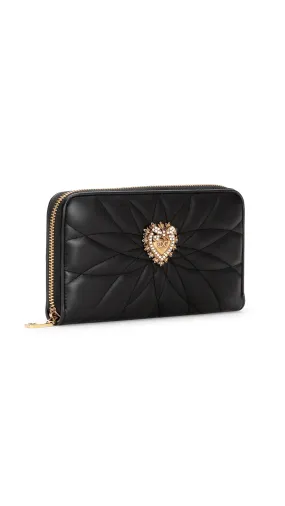 Zip-around Devotion Wallet - Black